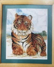 Cross Stitch Chart (From Magazine) - Tiger 1