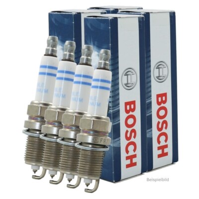 Bosch 4x 0 241 229 715 Zündkerze W8DC 