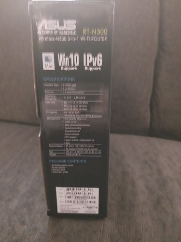 ASUS RT-N300 Wireless-N300 3-in-1 WiFi Router Open Box  - Picture 6 of 7