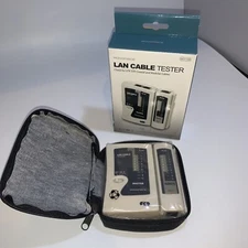 Monoprice RJ-11 and RJ-45 Modular Plug Tester (108138) New Sealed