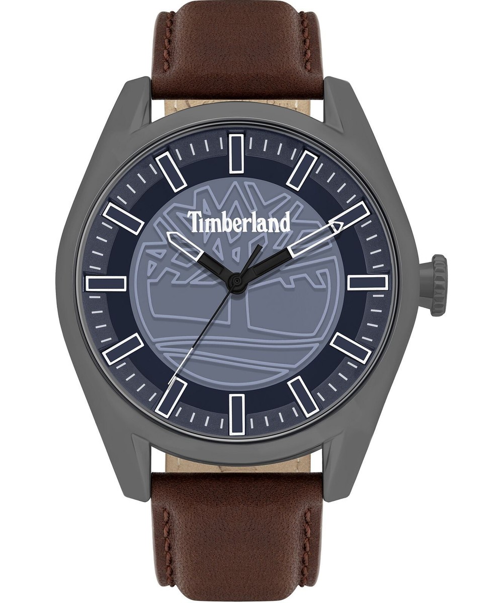Herrenuhr TIMBERLAND ASHFIELD Leder Blau