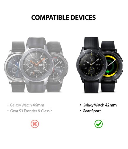 Pour Galaxy Watch 46mm / 42mm | Housse de protection cadre style lunette Ringke - Photo 153 sur 267