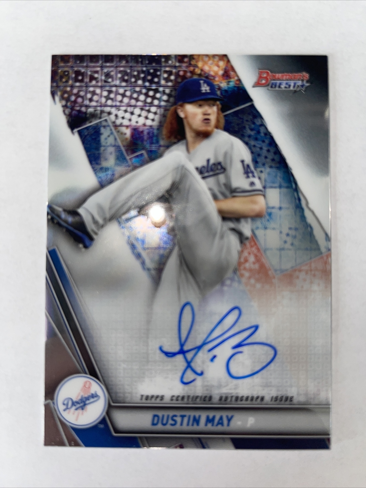 2019 Bowman's Best Auto Dustin May #B19 Dodgers