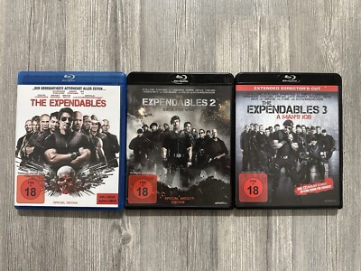 Blu Ray The Expendables 1 2 3 - Trilogie Trilogie FSK 18 Special Extended Uncut 