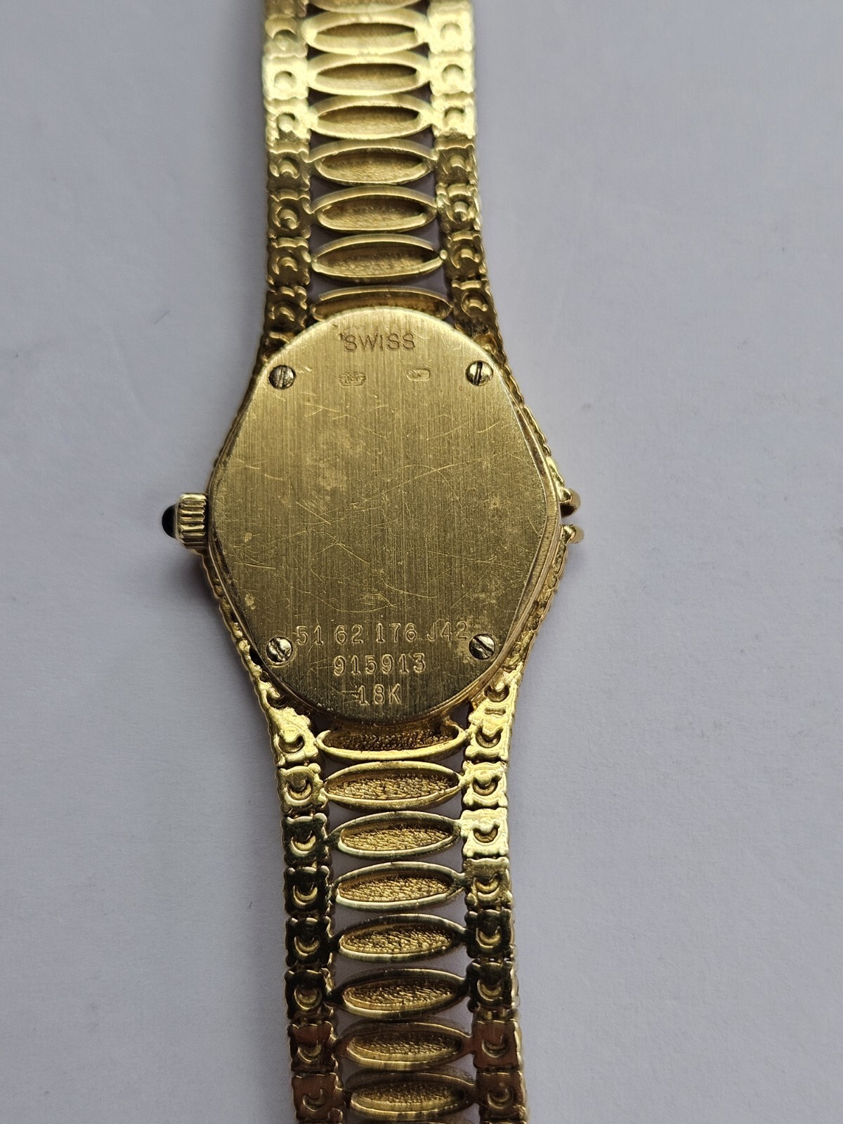 18k Yellow Gold Concord Diamond Watch - image 6