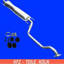 OPEL ZAFIRA 1.6 1.8 2.2 Auspuff Schalldämpfer Mitteltopf Mittelschalldämpfer