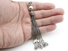 Big Metal tassel 925 silver for make Tasbih Islamic Prayer Beads Misbaha 710440