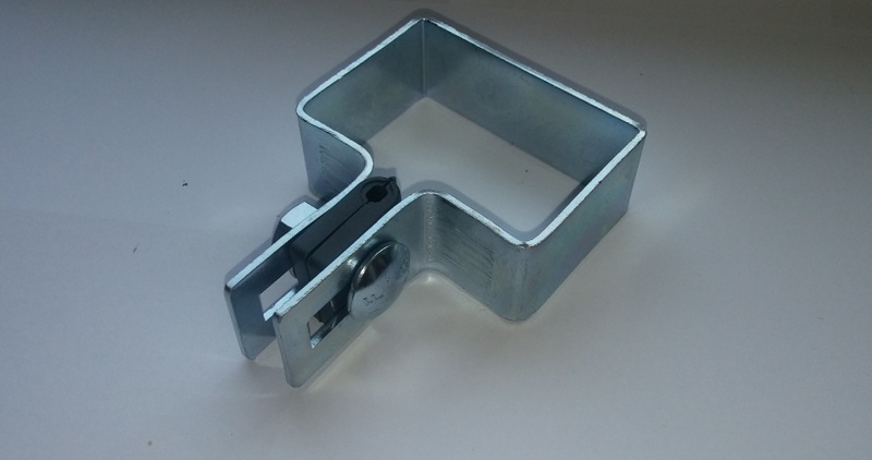 Galvanised Fence Square Rectangular Post Panel Clips Clamp Selection ...