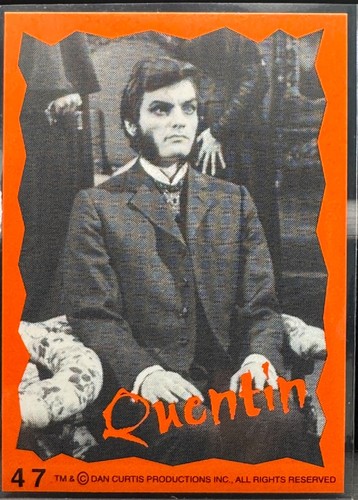 Tarjetas coleccionables Dark Shadows 1983 borde naranja ~ Barnabas casi nuevo+ - Imagen 91 de 152