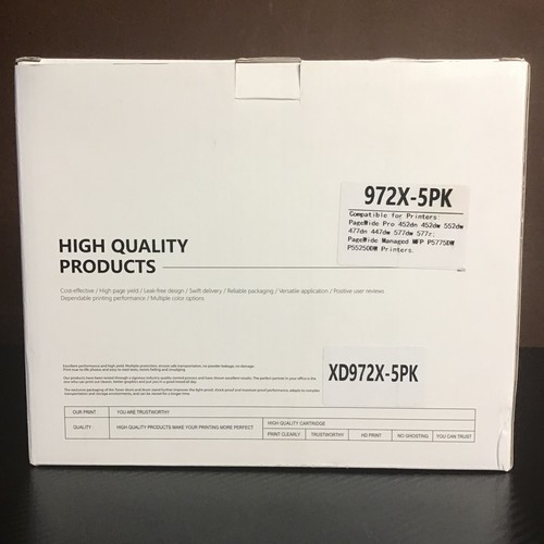 972XL High Yield Ink Cartridges 4-Pack , Black/Cyan/Magenta/Yellow - Picture 4 of 13