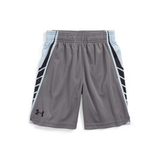NWT Under Armour UA Boys Sports Athletic Shorts Gray Graphite 2T 27a45015-03