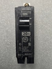 GE THQB1120 1-POLE 20A 120/240VAC BOLT-ON CIRCUIT BREAKER - MADE IN USA