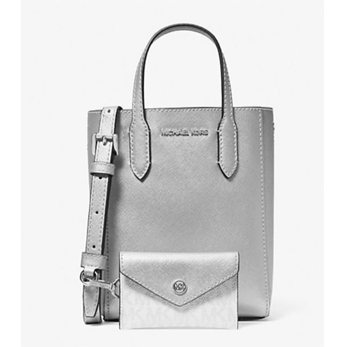 MICHAEL Jaycee Medium Embellished Signature Logo Backpack