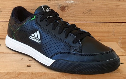 Adidas Oracle Logo IV Leather Trainers UK8/US8.5/EU42 U43827 Black/White/Green - 第 10/12 張圖片