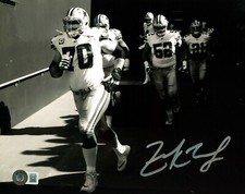 Zack Martin Signed Dallas Cowboys 8x10 Photo Beckett Witness BAS COA #1