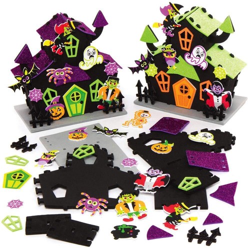 Baker Ross Werwolf-Deko-Set – Packung Mit 8 Bastelsets Für Halloween, Mit Schaumstoffteilen & Band