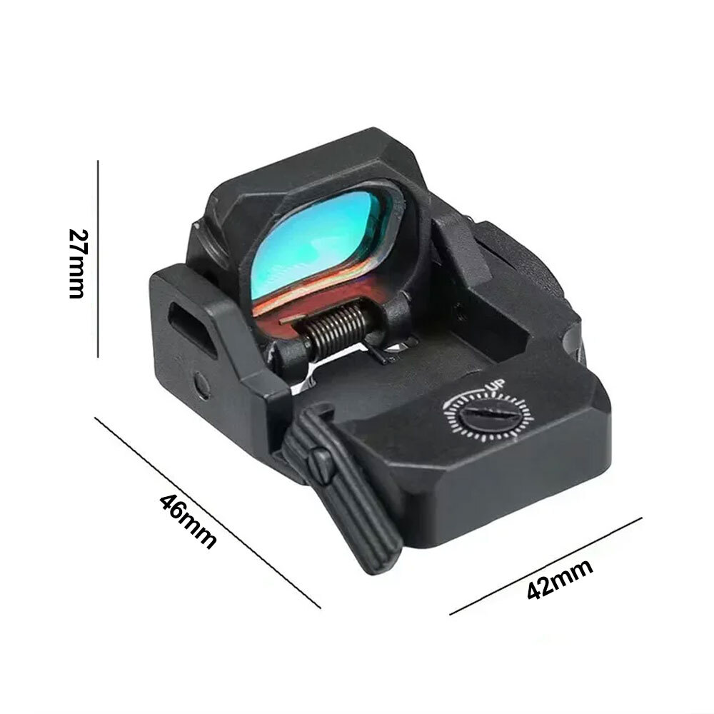 Mini Flip Up Red Dot Sight Scope RMR Fits GLOCK MOS G17 G19 G22 G23