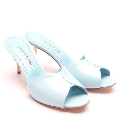 Sandaletten Manolo Blahnik Blau 39 EUR Neu