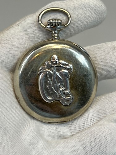 Antique DOXA Swiss Grand Prix Motorcycle Racing Award Pocket Watch - Picture 6 of 12