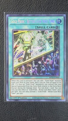 Gold Pride - Better Luck Next Time! 1stEd MP24-EN089 M PF YuGiOh Dueling Mirrors | eBay Gold Pride - Better Luck Next Time! 1stEd MP24-EN089 M PF YuGiOh Dueling Mirrors | eBay