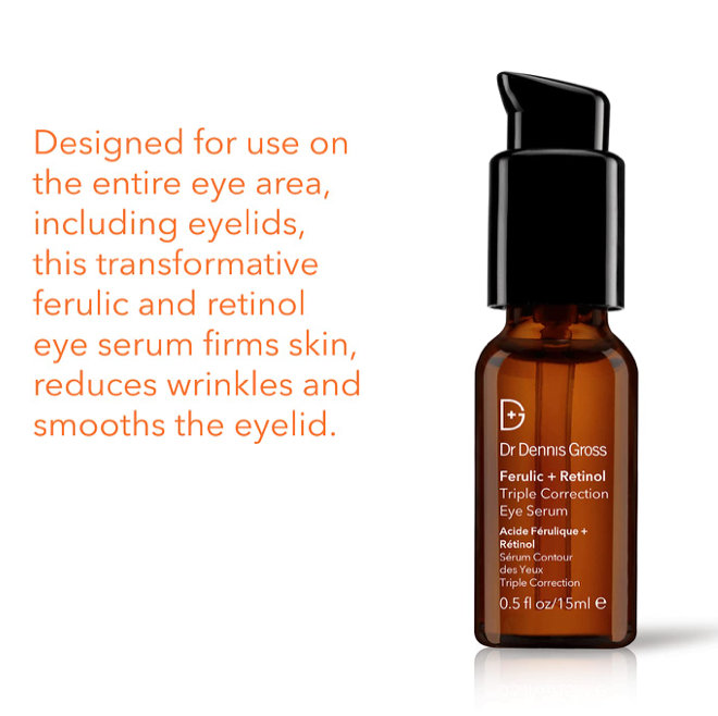 Dr Dennis Gross Ferulic + Retinol Eye Serum 0.5oz | 360° Eye Care Solution