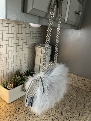 Coach Occasion Ostrich Feather Kisslock Crossbody Clutch Coach Occasion Ostrich Feather Kisslock Crossbody Clutch