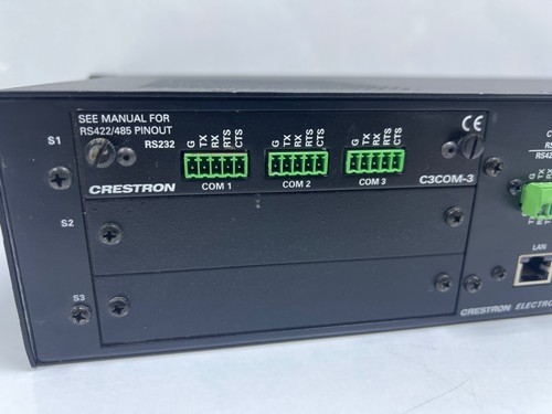 Crestron AV3 3-Series Kontrolle System Fortgeschrittene Prozessor, Mit C3COM-3 - Bild 6 von 10