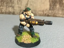 A20513 WARHAMMER 40K ASTRA IMPERIAL GUARD METAL CATACHAN SPECIAL MELTA PAINT BAS