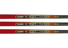  1TAYLOR FIT MADE SET OF 3 SHAFTS 65gm RED GRAPHITE IRON SHAFTS .370 - A R S