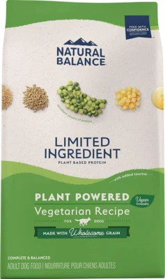 24 LB Natural Balance Limited Ingredient Adult, Plant powered Vegetarian.