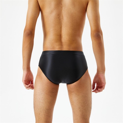 Men's Oil Glossy Briefs Low Rise Bulge Pouch Hipster Panties Sexy Underpants - Picture 8 of 29