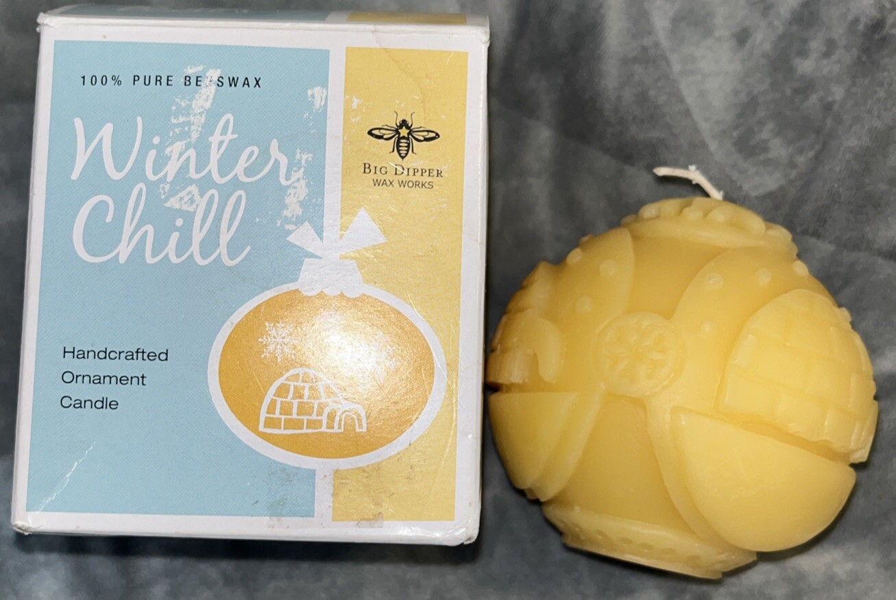 Big Dipper 100% Pure Beeswax Winter Chill Handcrafted Orname