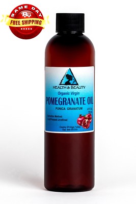 POMEGRANATE SEED OIL UNREFINED ORGANIC COLD PRESSED VIRGIN RAW FRESH PURE 4 OZ