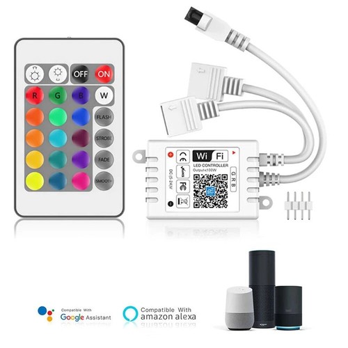 Smart RGB WiFi App Controller Dimmer Timer For COB LED Strip Google Alexa Home - Picture 17 of 25