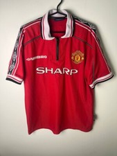 Manchester United Home Jersey Season 1998/2000 #7 David Beckham Size L