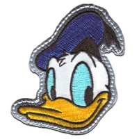 "AufnäHer / BüGelbild - Mickey Mouse Micky & Freunde \"Donald Duck\" Disney - Blau"