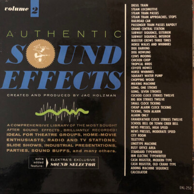 Jac Holzman - Authentic Sound Effects Volume 2 (LP, Mono) | eBay