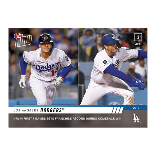 2019 Topps Now 41 LOS ANGELES DODGERS®