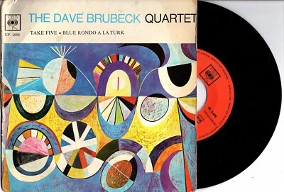 THE DAVE BRUBECK QUARTET    EP  CBS   " TAKE FIVE "   [FR] - Photo 1/2