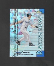 1999 Topps Finest Todd Helton #130 REFRACTOR  ~~ Rockies HOF!