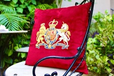 Federa per cuscino con stemma reale (stemma di famiglia) 
