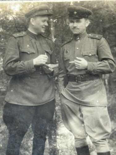 foto militare dei soldati dell'esercito sovietico della seconda guerra mondiale foto di un combattimento - Foto 4 di 9