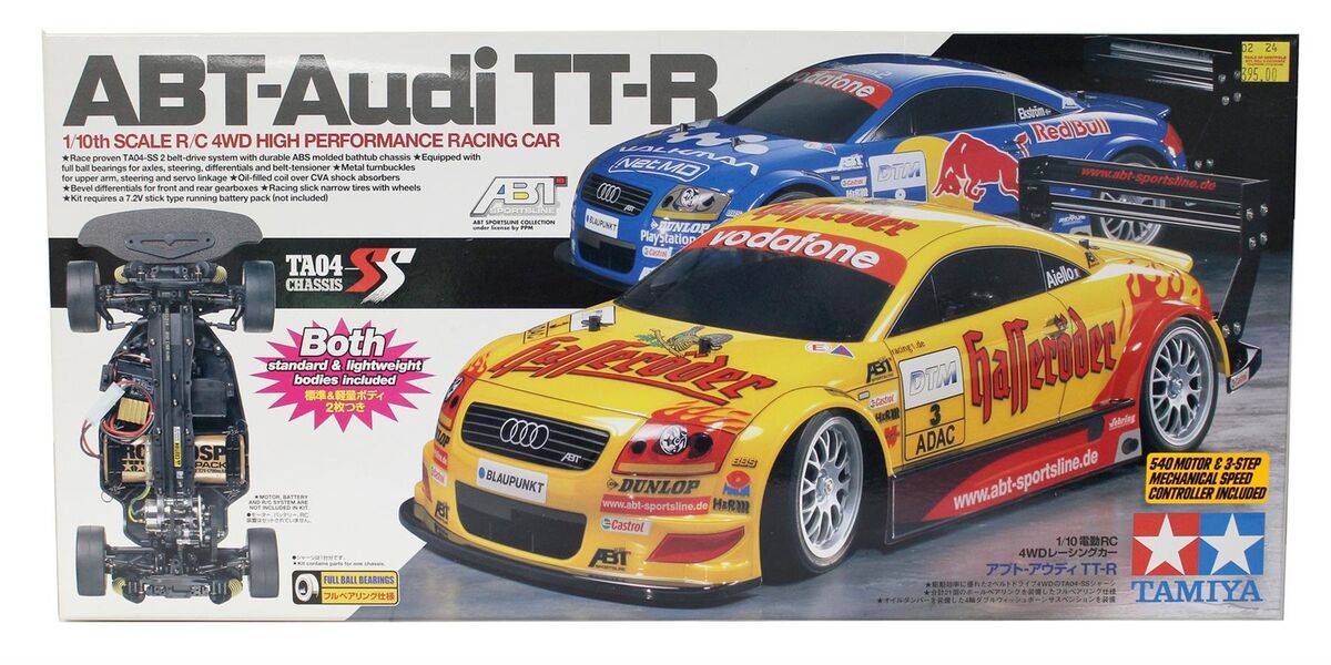 TAMIYA '1/10' SCALE 58300-15800 ABT- AUDI TT-R 4WD HIGH TAMIYA '1/10' SCALE 58300-15800 ABT- AUDI TT-R 4WD HIGH