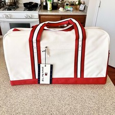 Vintage Tommy Hilfiger Duffle / Gym Bag With Shoulder Strap NEW W/ TAGS