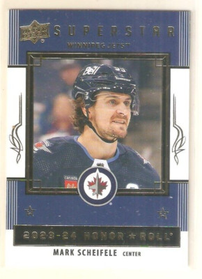 Mark Scheifele 2023-24 Upper Deck Series 1 Honor Roll Insert #13 Jets