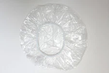 10 PACK OF 30" LARGE CLEAR DISPOSABLE DELI TRAY COVERS 