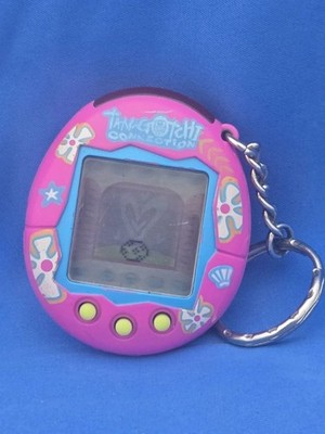 Rare Tamagotchi Connection V2 (Bandai,Wiz  2004) Pink Magenta & Hibiscus Flowers