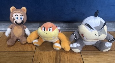 Morton Koopa Jr. Raccoon Tanooki Boom Boom Super Mario Bros Plush Toys Nintendo