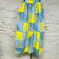 Handmade Patchwork Maxi Lined Skirt Hippie Boho Festival Retro Vintage 60s 70s