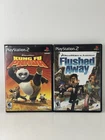 Flushed Away + Kung Fu Panda  (Sony Playstation 2 PS2, 2006) 2 Games Included